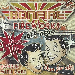 CD-Cover: Bonfire – Fireworks Live